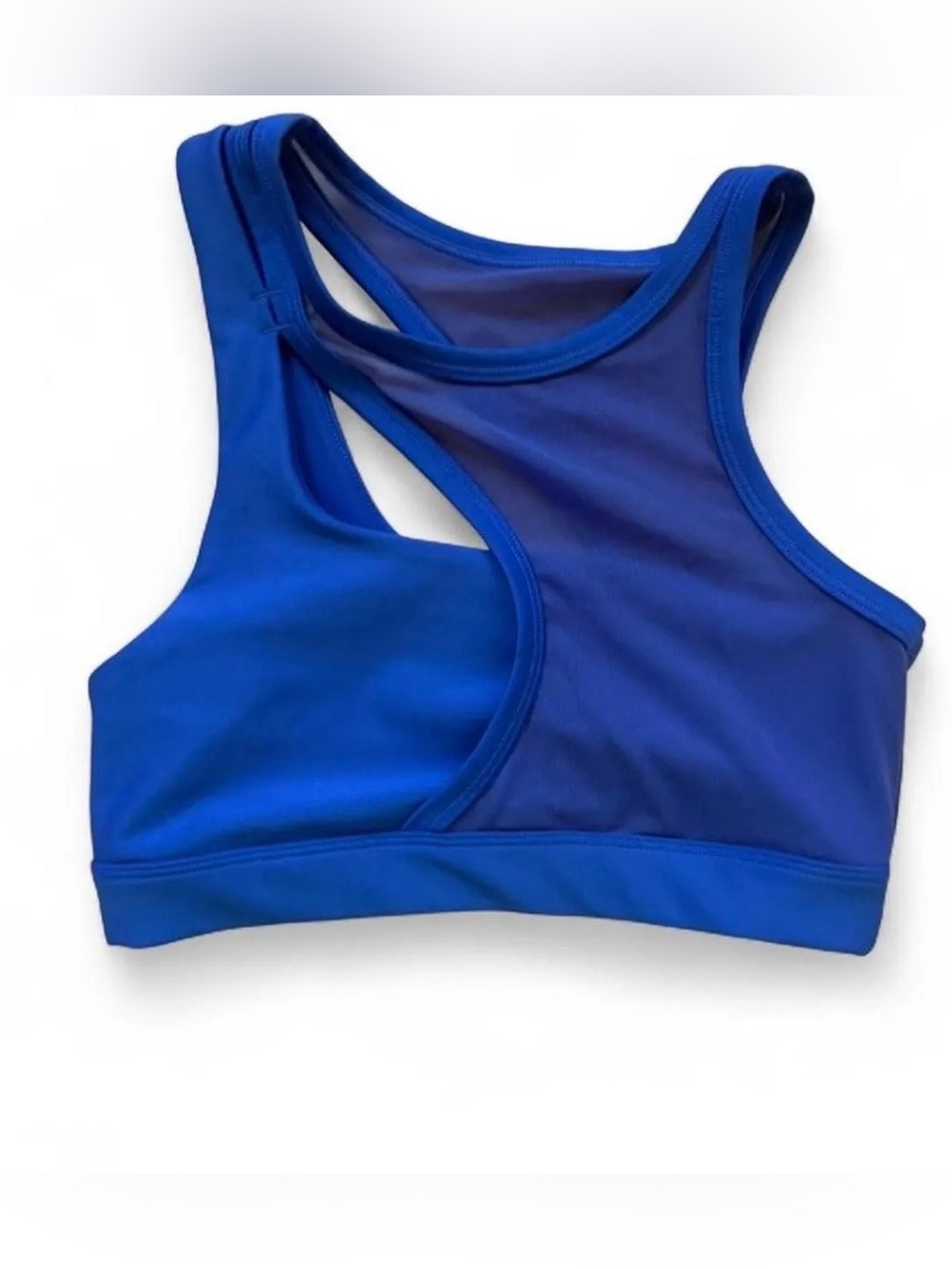 FINAL SALE Alo Yoga Airlift Crescent Sports Bra Royal Blue - Picture 3 of 7